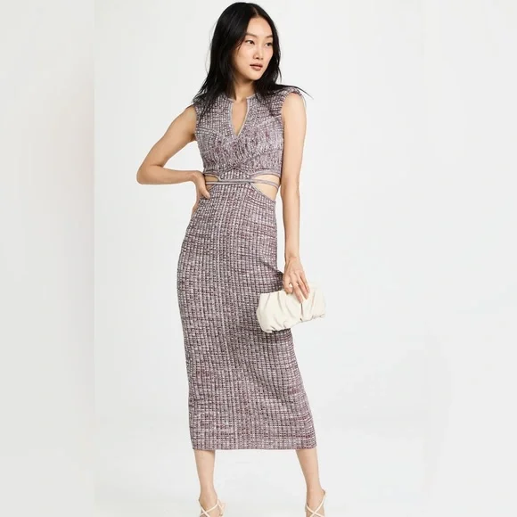 Self-Portrait | Dresses | Selfportrait Knit Cutout Dress | Poshmark